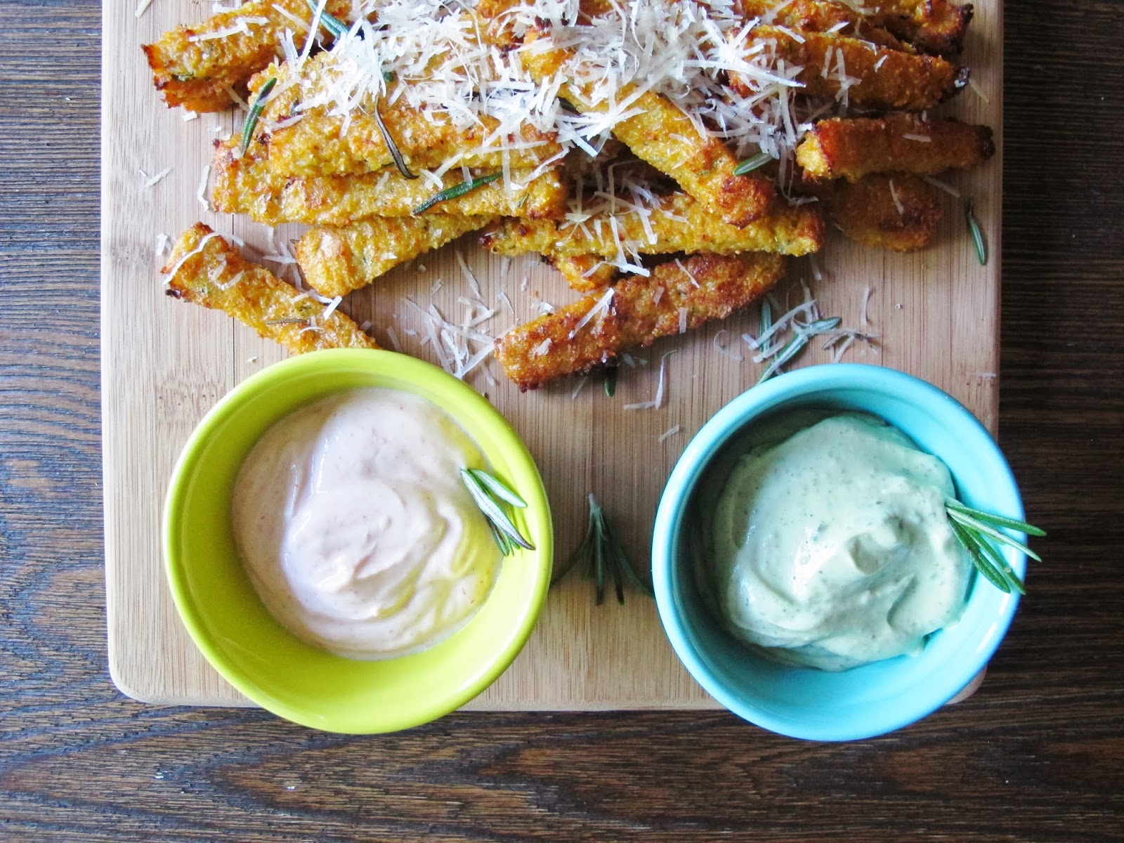 BITE. EAT. REPEAT. ROSEMARY PARMESAN POLENTA FRIES. IT'S POLENTA MADE