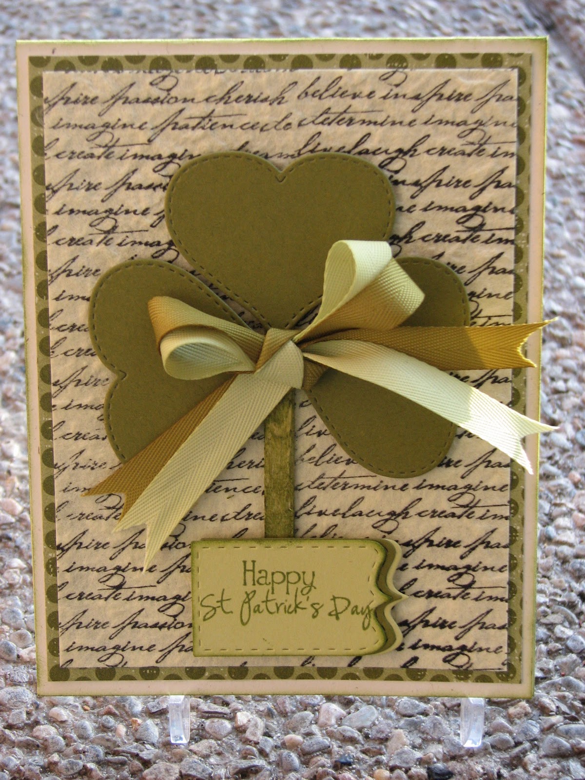 My Creative Time Favorite Stamp of the Month! "I Believe in