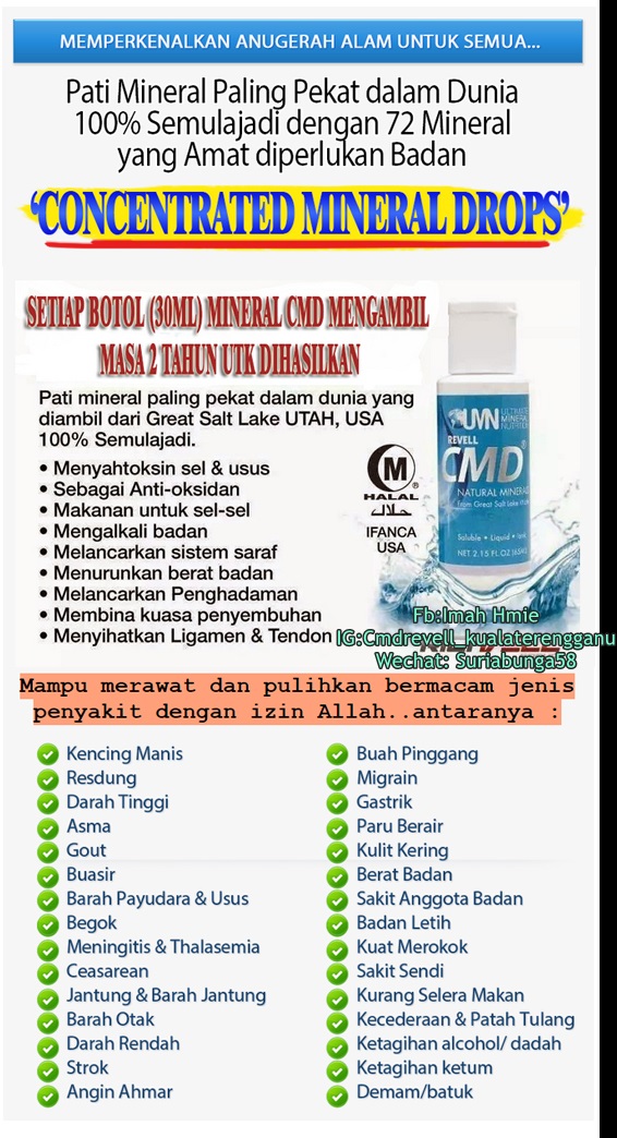 CMD Revell 1001 Khasiat dan Kegunaan | Jelitawan Collections