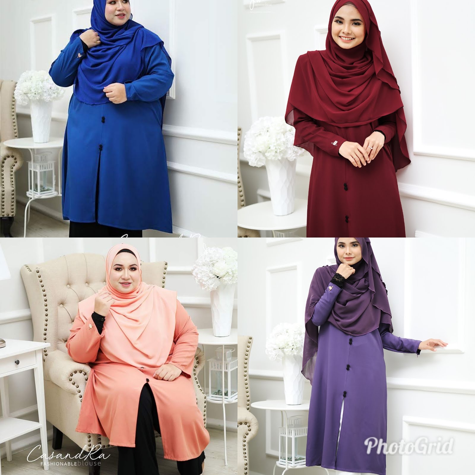 Koleksi Blouse yang menawan kini dengan plus size juga