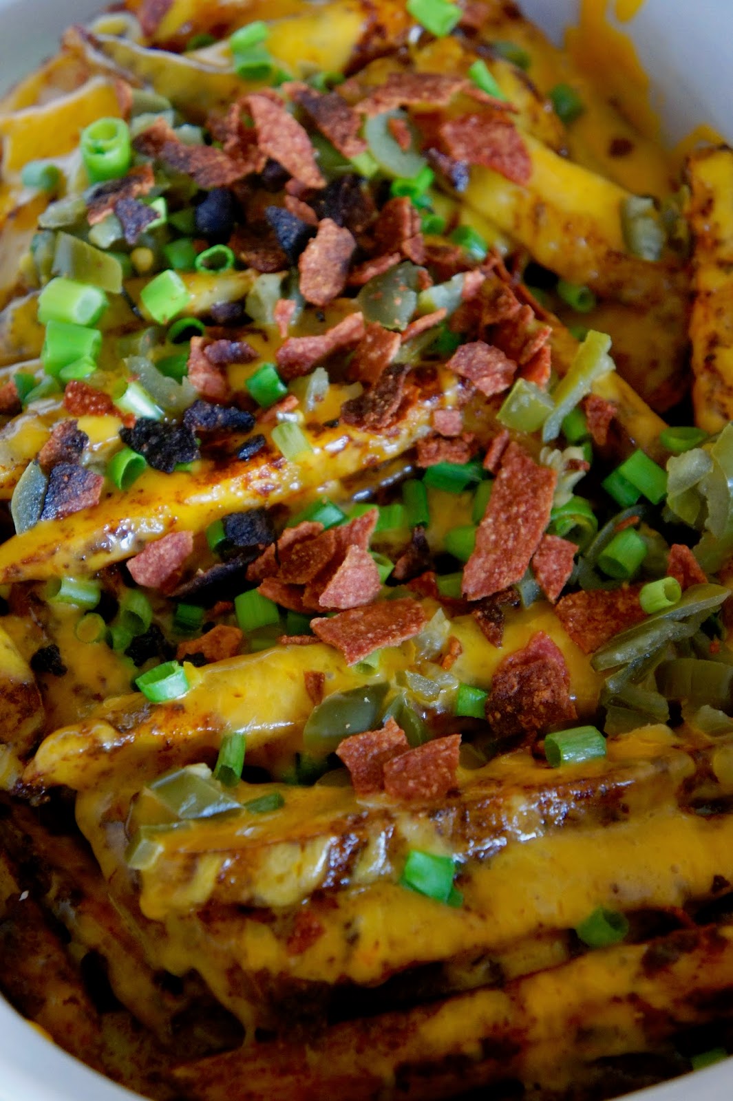 Savory Sweet and Satisfying Skinny Texas Cheese Fries