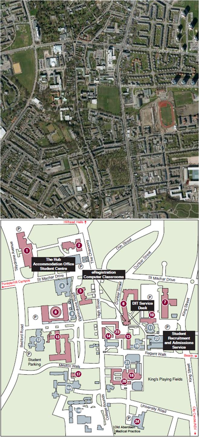Operation Highlander Maps University Of Aberdeen Campus