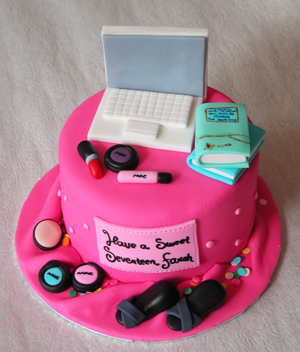 sweet seventeen birthday cake