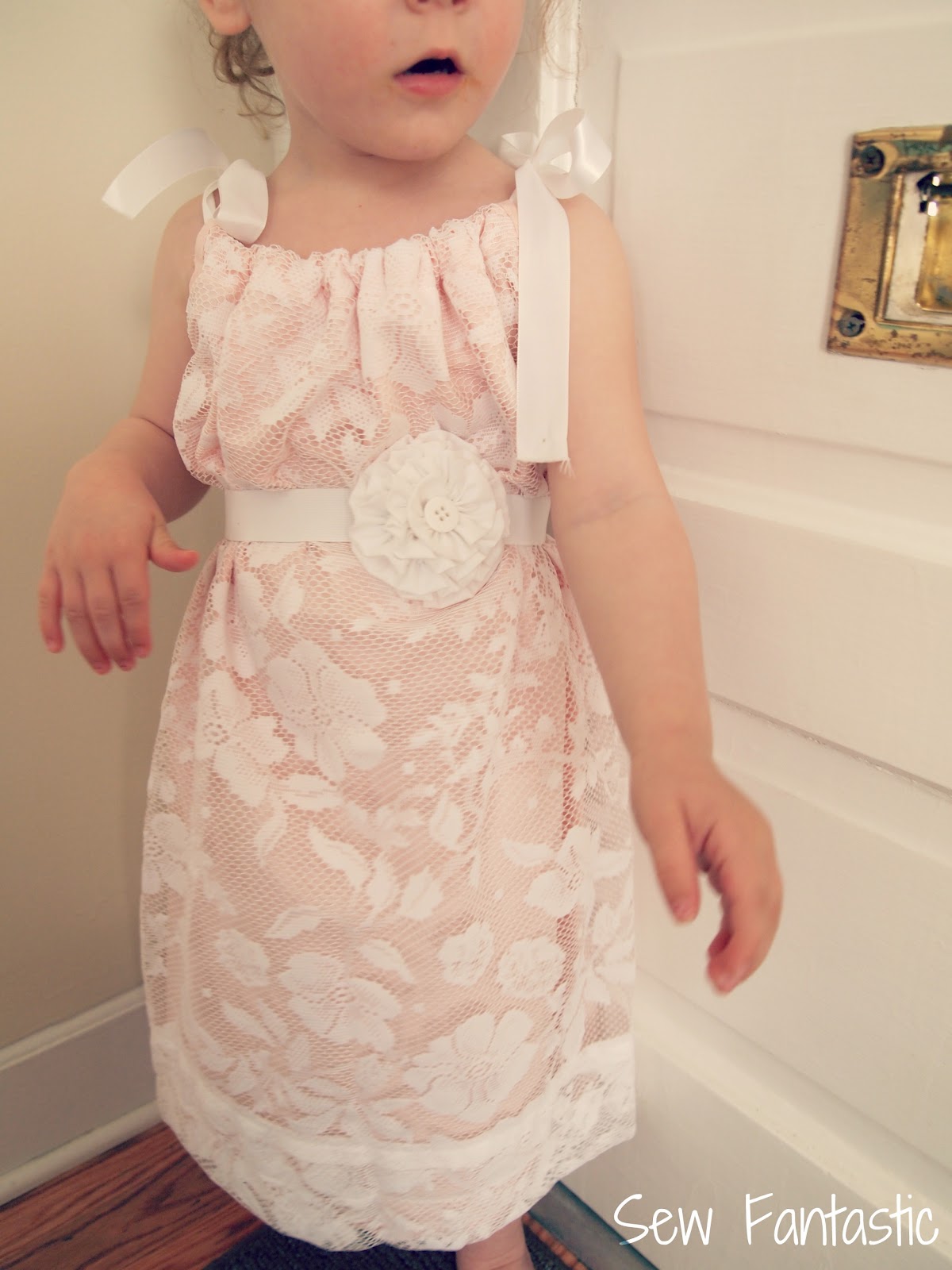Sew Fantastic Lace Pillowcase Dress