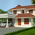 2291 square feet Kerala model house