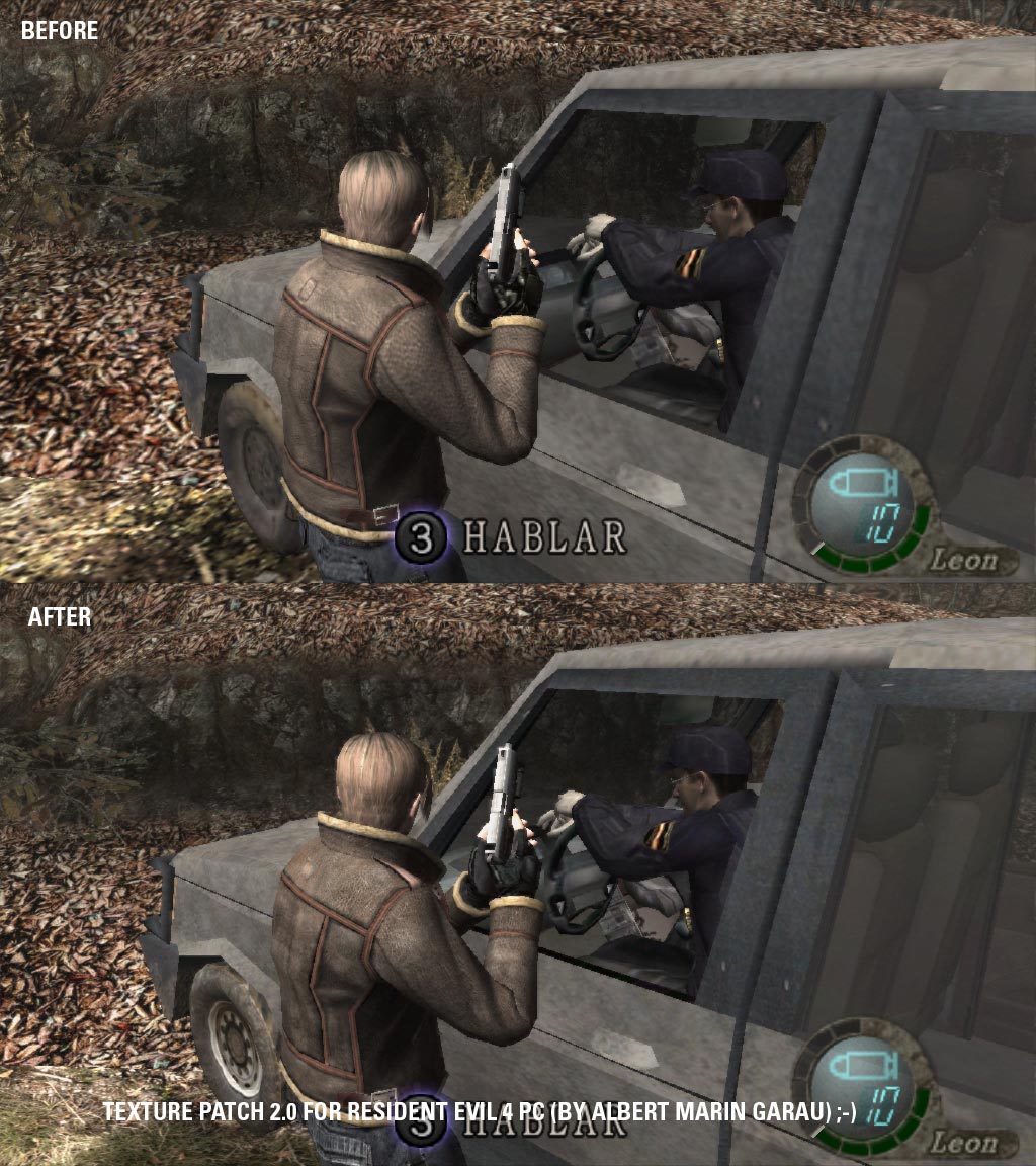 {Resident Evil 4 PC texture patch 2.0 by Albert Marin Garau}