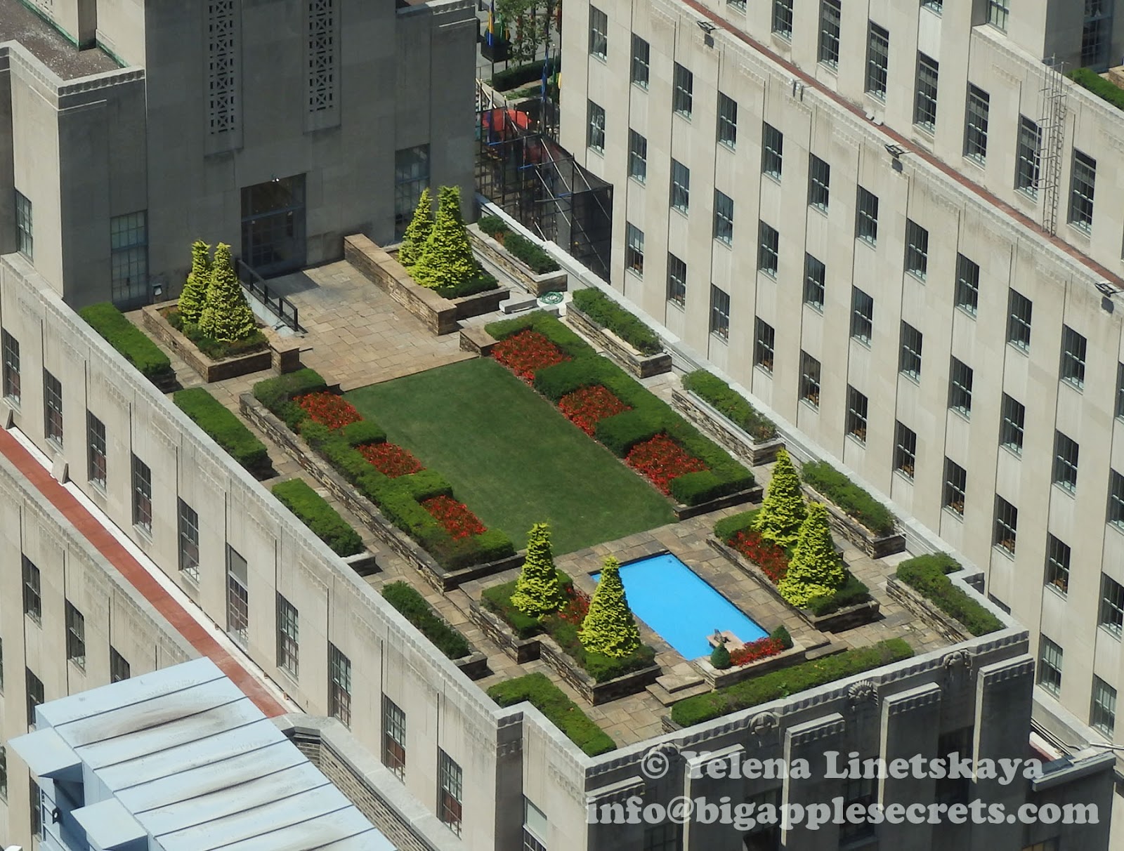 Big Apple Secrets Rockefeller Center roof top gardens