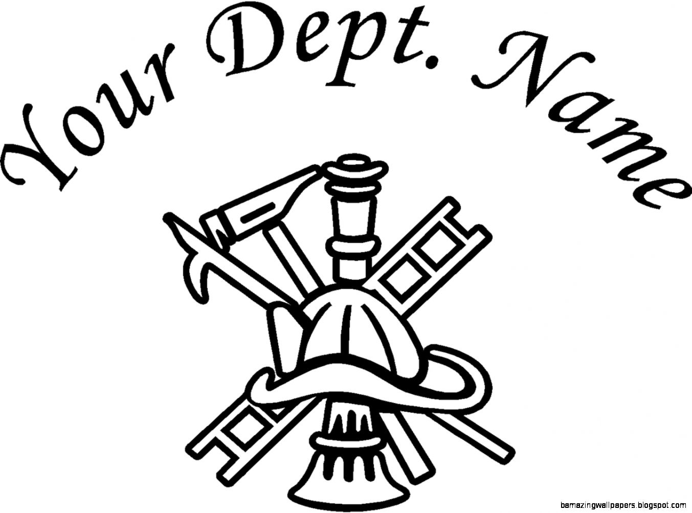 Fire Department Clip Art Black and White Fire Department Clip Art Black and White