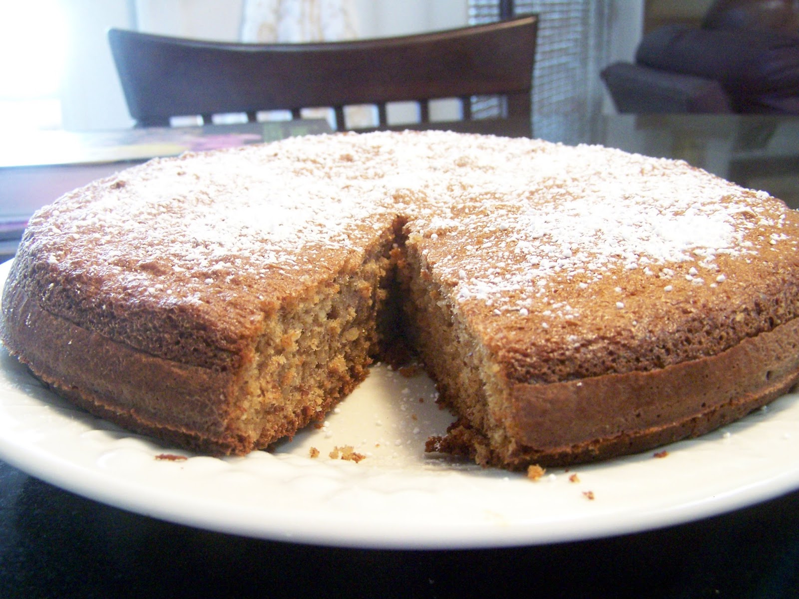 Gluten Free French Honey Almond Cake, lower in carbs Skinny GF Chef