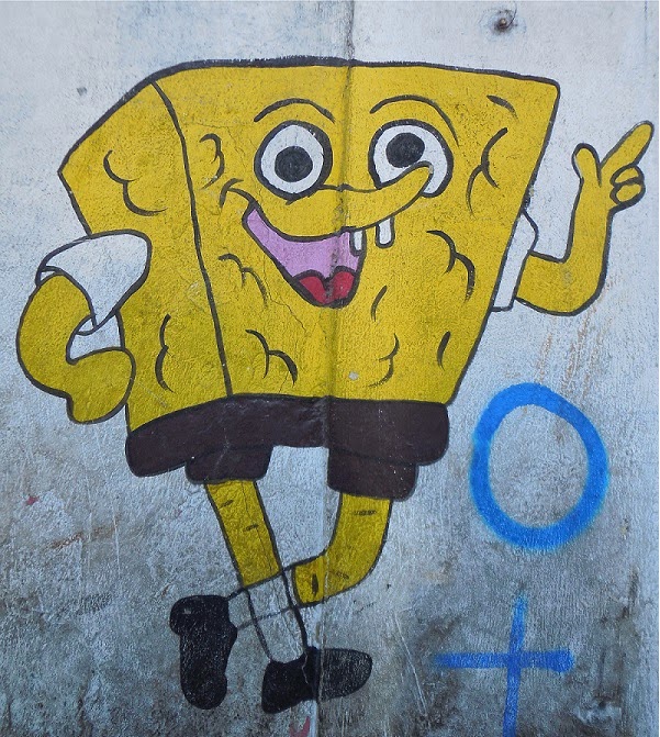 Weird Spongebob in Port-au-Prince
