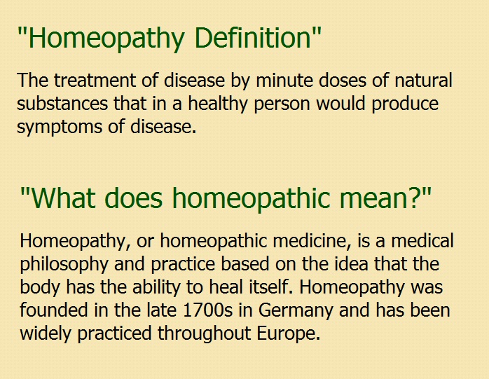 My Favourite Complementary Alternative Medicine Is Homeopathy
