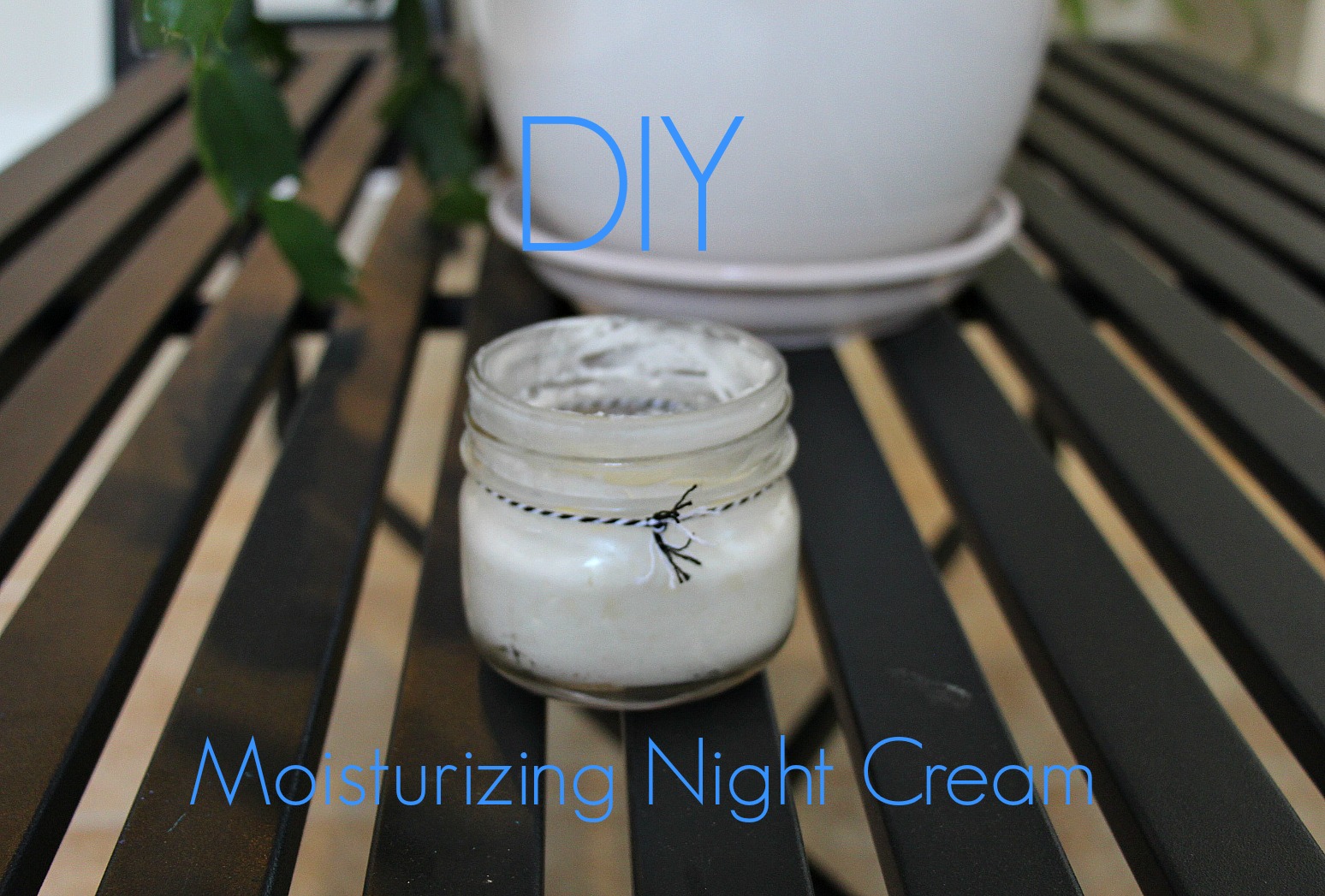 The Suitably Named DIY Moisturizing night cream