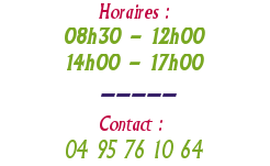 Horaires & contact