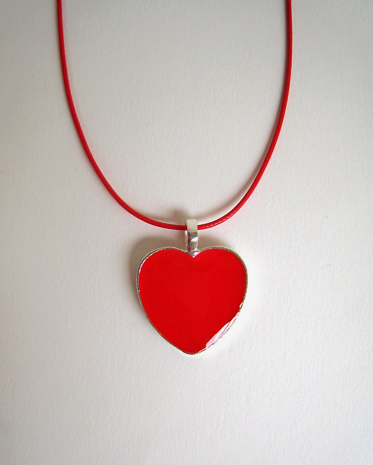 chroma Red Heart necklace