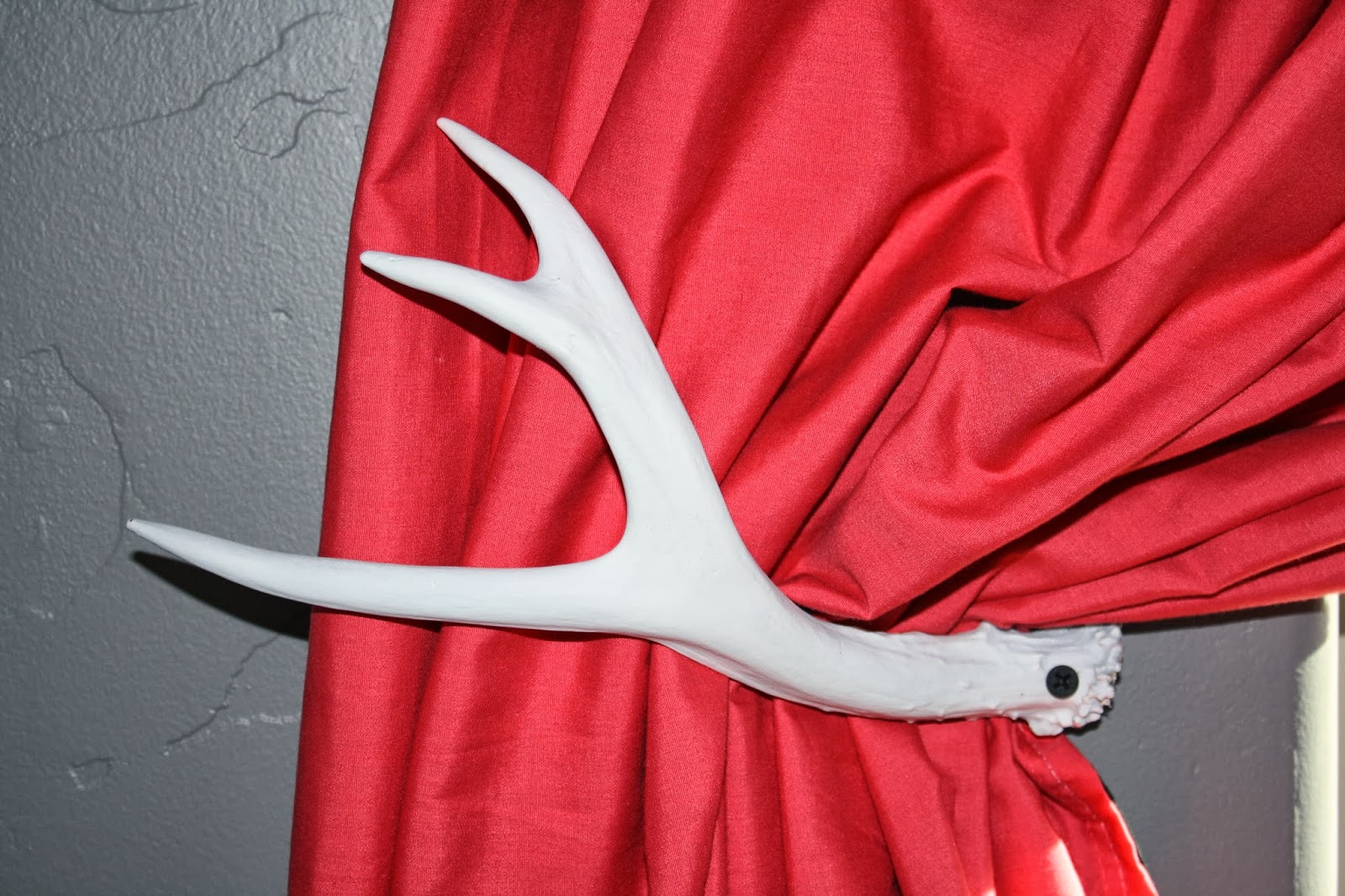 Tada's Kooky Kitchen Girly Antler Curtain tie backs