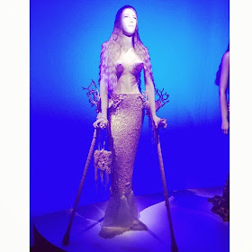 Mermaid mannequin at John Paul Gaultier exhibition, Melbourne