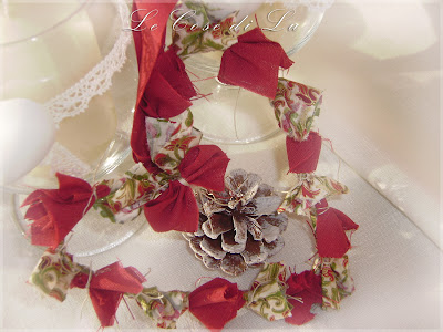 Pezzetti sagomato stoffa rivestito Le cose di Lu: BUON NATALE