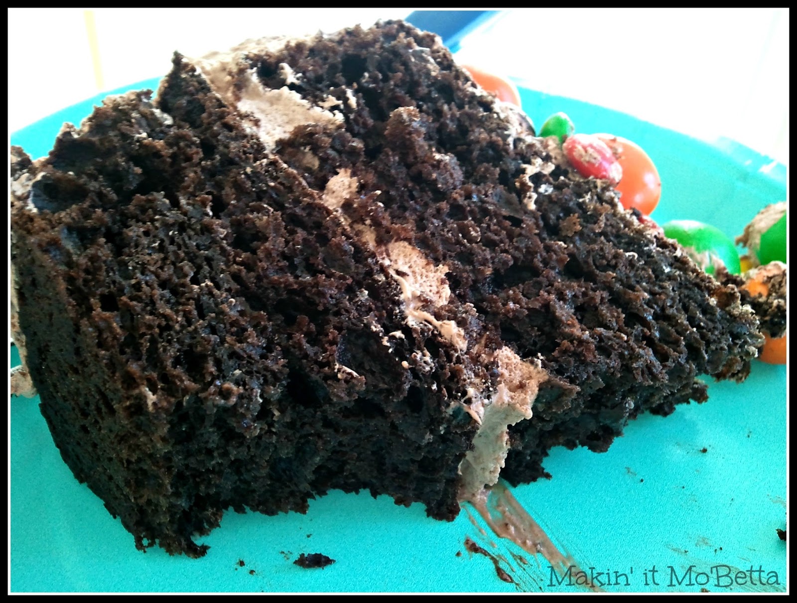 Makin' it Mo' Betta Chocolate Candy Cake