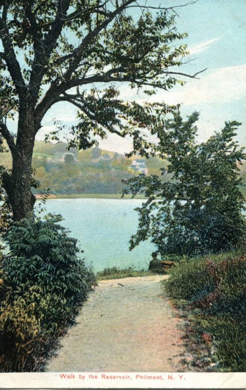Old Pictures of Columbia County NY Walk by the Reservoir, Philmont NY