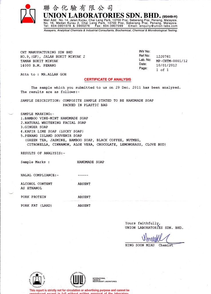 Best Blend For Sensitive Skin Since 2009 Lab Test Report For Halal