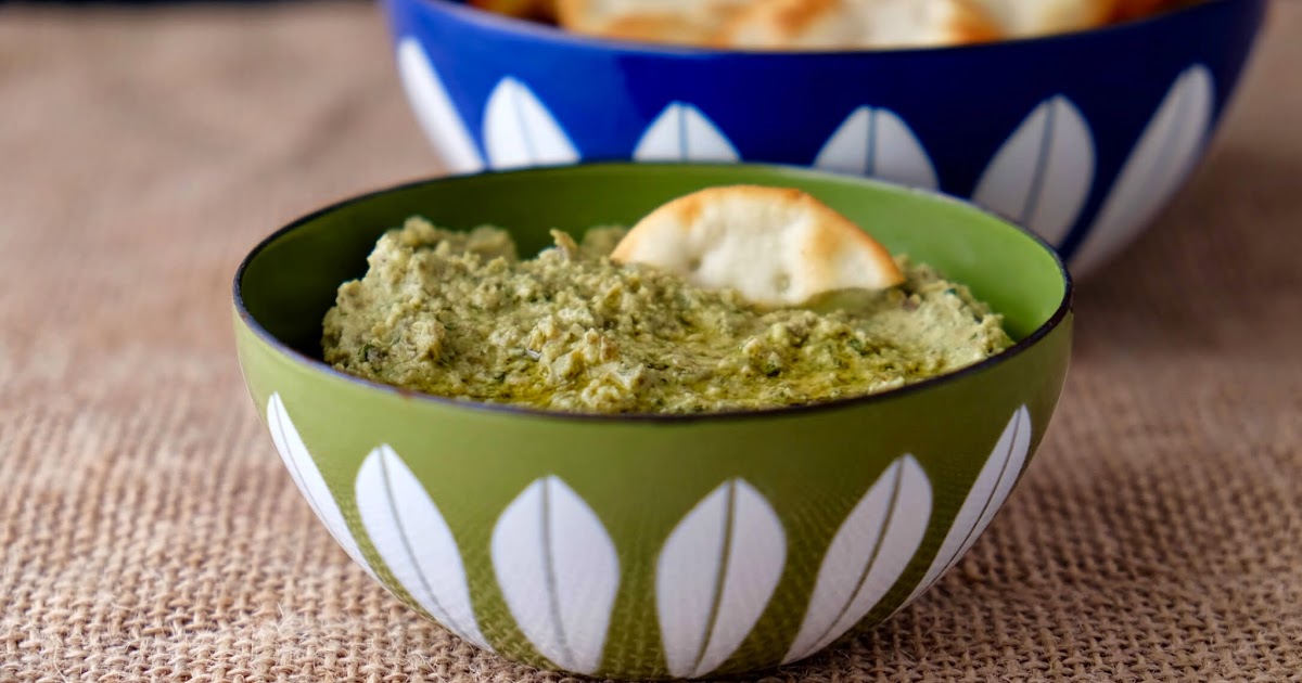 Farm Fresh Feasts Green Garlic Hummus with Green Garbanzo Beans