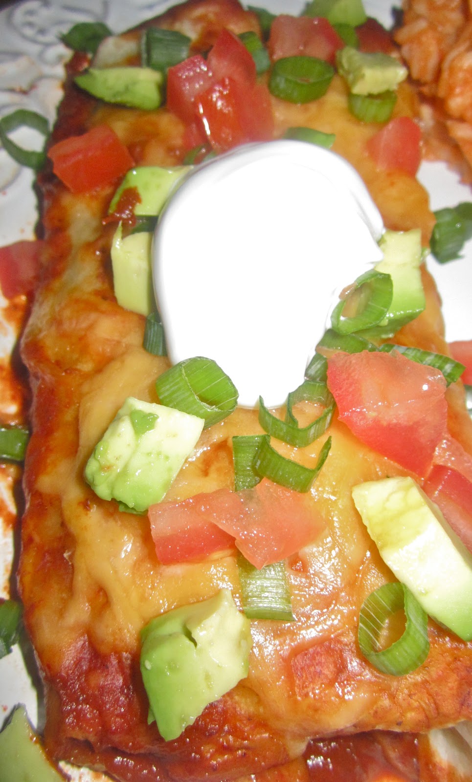 cook a mama Bean and Cheese Enchiladas and Spanish Rice