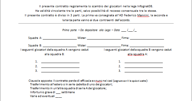 Risultati immagini per giocatore firma contratto
