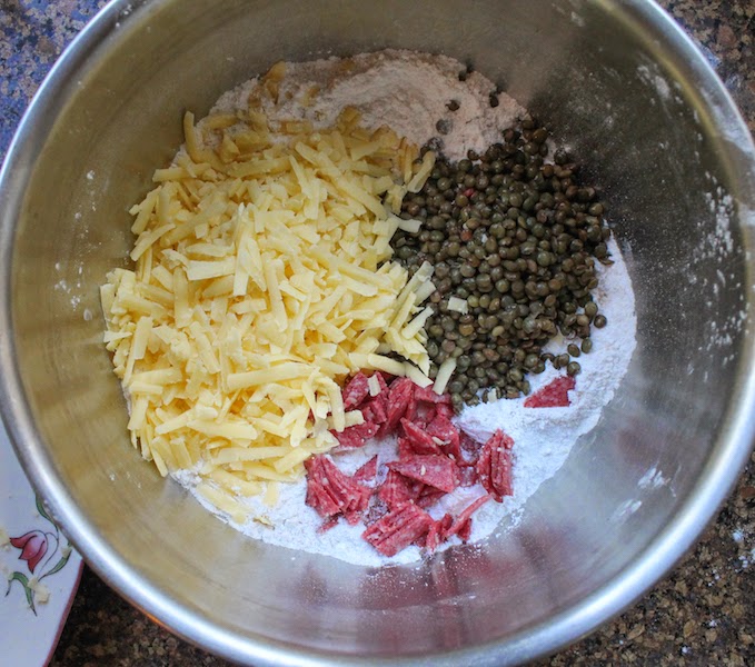 Food Lust People Love Salami Cheddar Lentil Muffins MuffinMonday