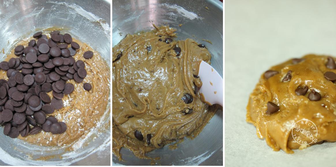 dailydelicious Thick and chewy Chocolate Chip and Chunk Cookies