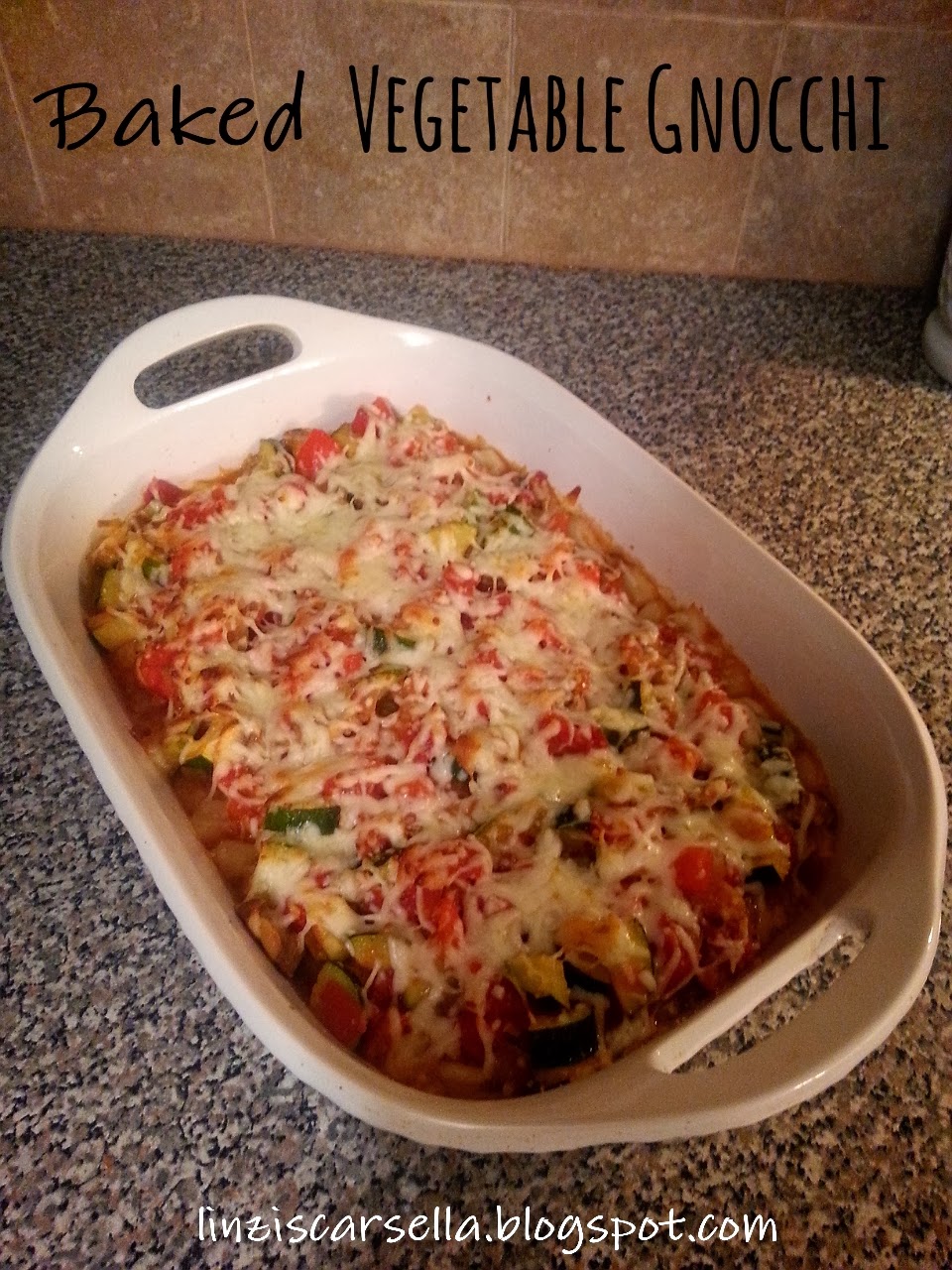 Little Gem Meatless Meal! Baked Vegetable Gnocchi.