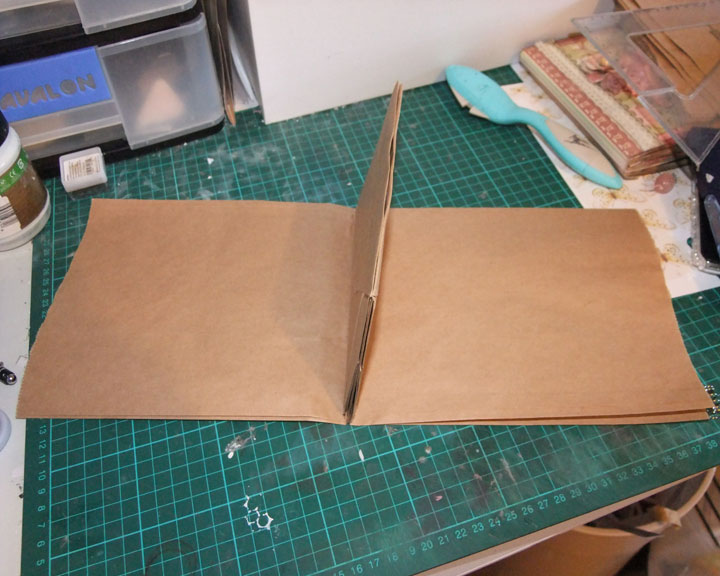 My Creative Scrapbook Step by Step Paper Bag Album Tutorial by Shell