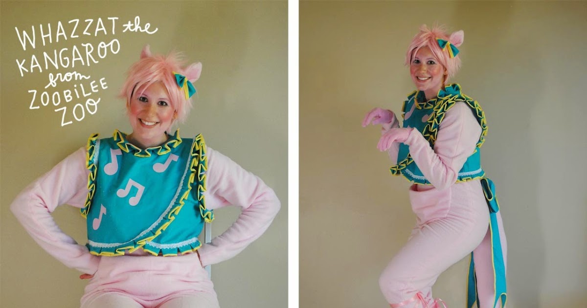 The Crafting Shell DIY Zoobilee Zoo Whazzat Kangaroo Costume