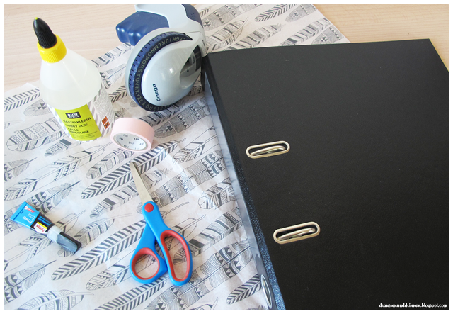 Draussen und drinnen: diy: eins fix drei ordner für gute ideen ...