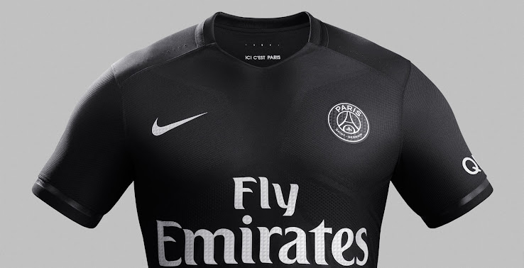 psg black and white jersey