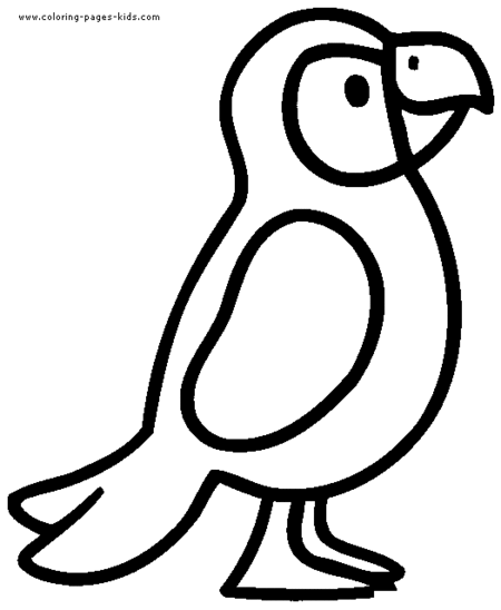 Parrot Pictures To Color Parrot Pictures To Color