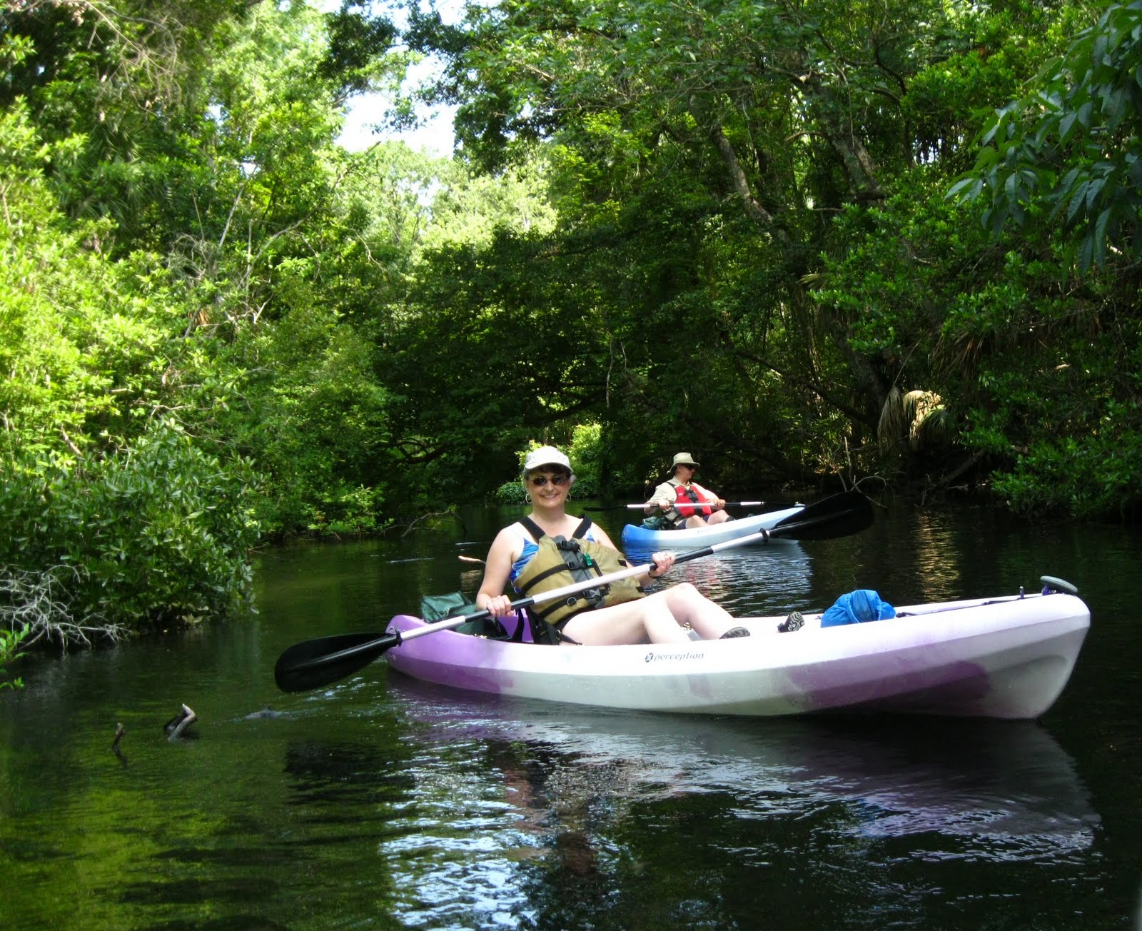 Kayaking near Orlando, Florida Rock Springs Run 5/12/11 Paddling with