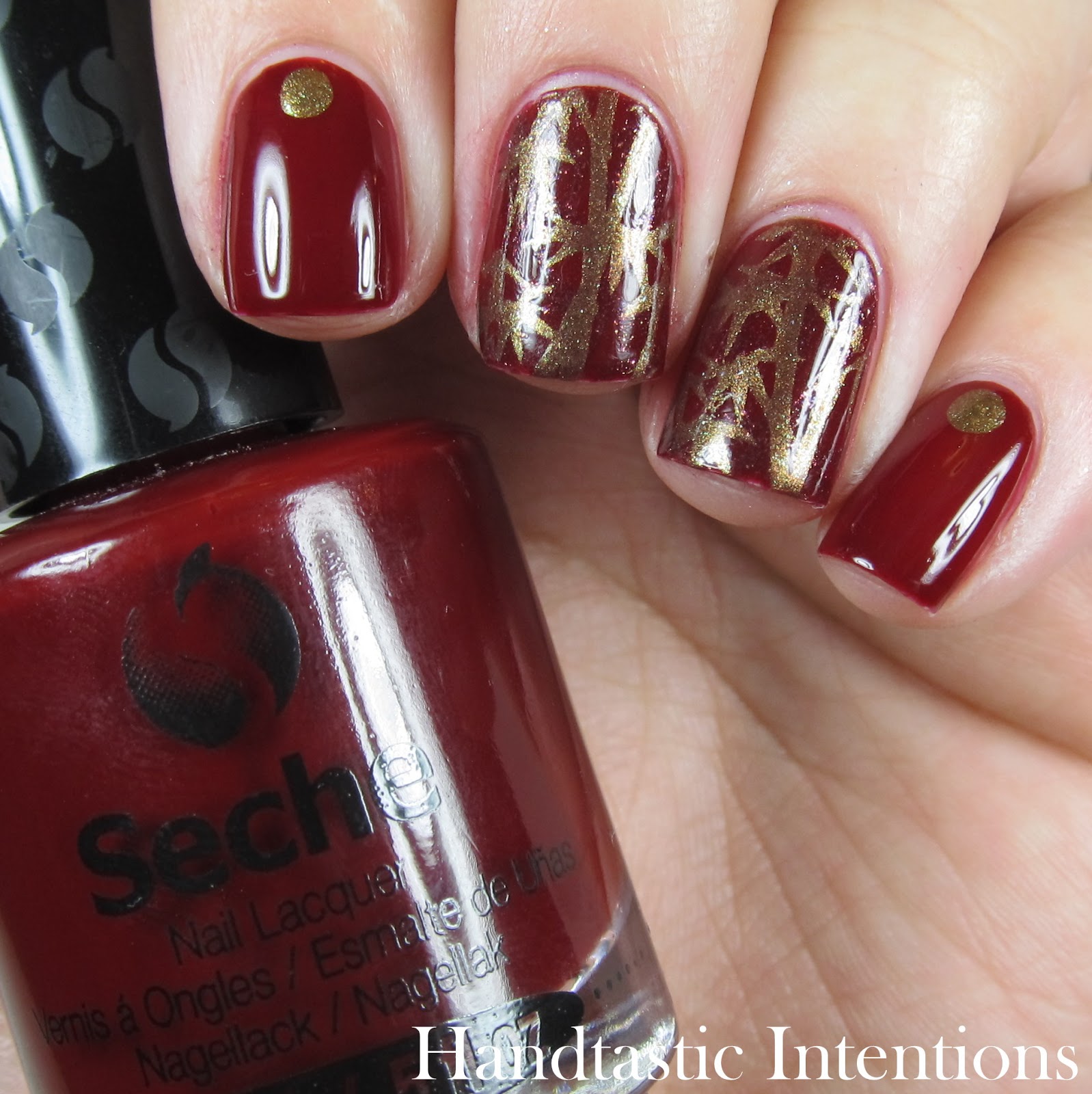 Handtastic Intentions Bamboo Nail Stamping