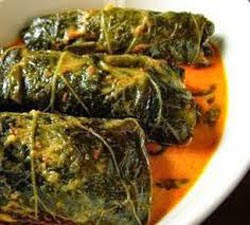resep praktis dan mudah membuat (memasak) masakan khas buntil daun talas spesial enak, lezat