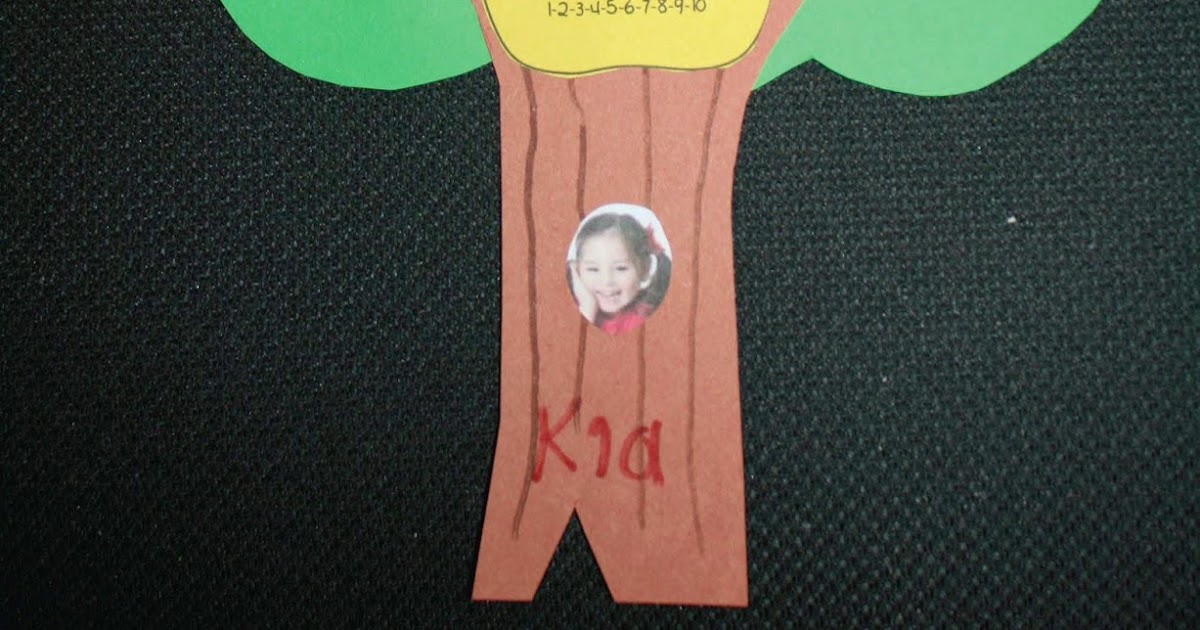 Classroom Freebies Keepsake Apple Tree "Craftivity"