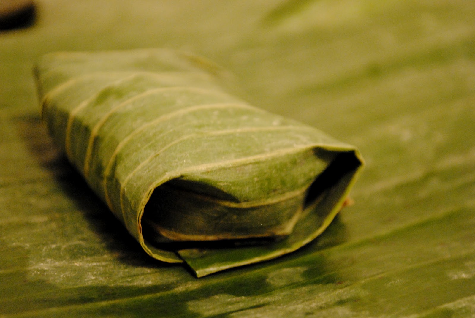 Suman {Philippines} Sweet Rice in Banana Leaves