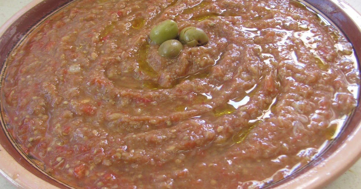 Sun Cuisine roasted eggplant and tomato dip