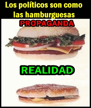 meme politicos hamburguesas