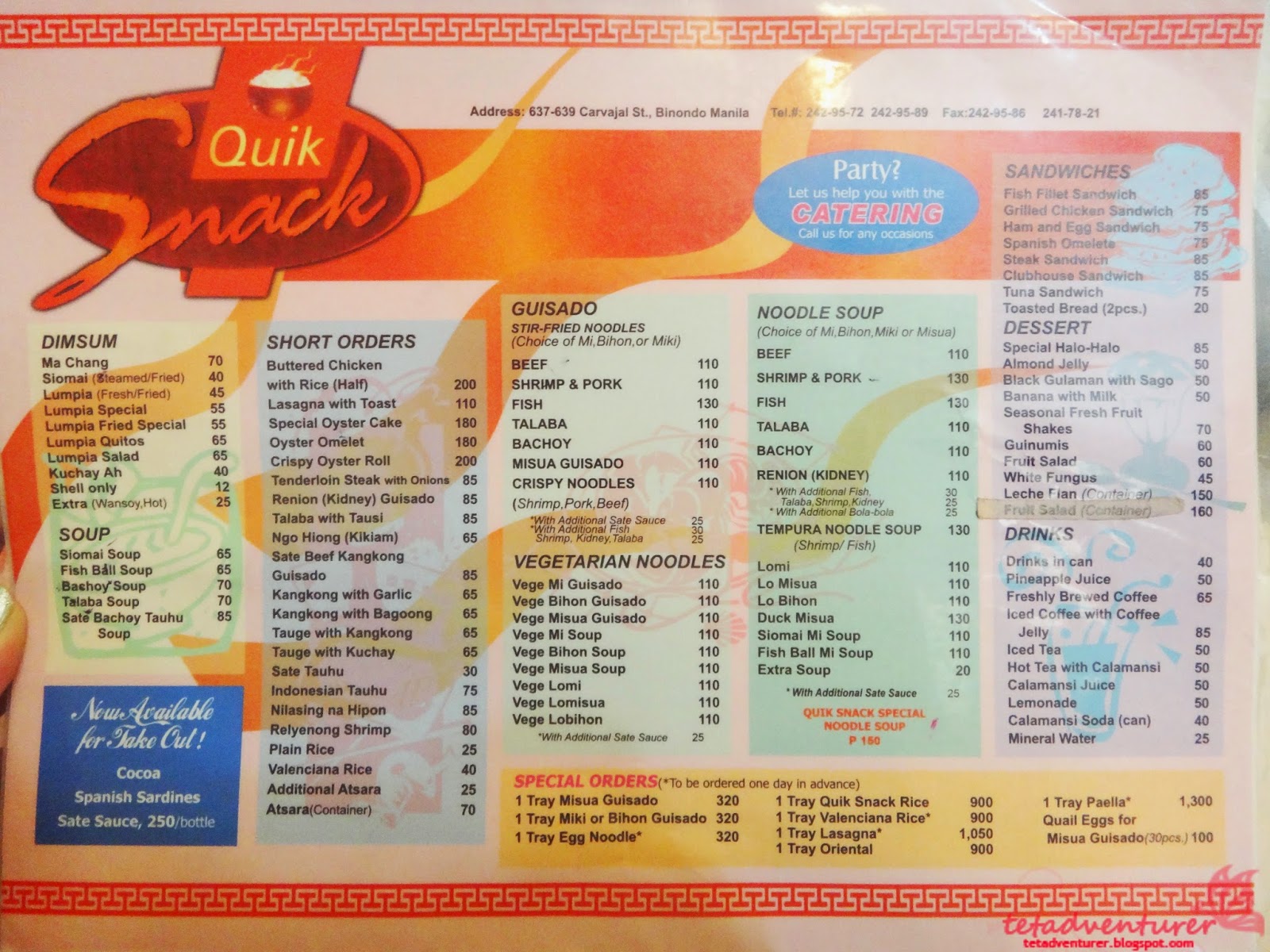 tetadventurer Binondo Foortrip Fifth Stop Quick Snack