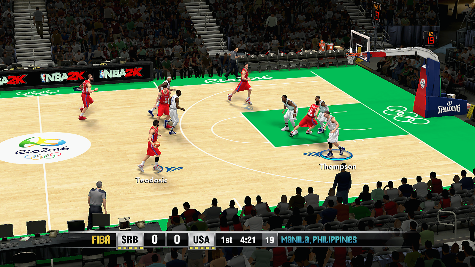 Manni Live│2K Patches 2016 Rio Olympic HD Court