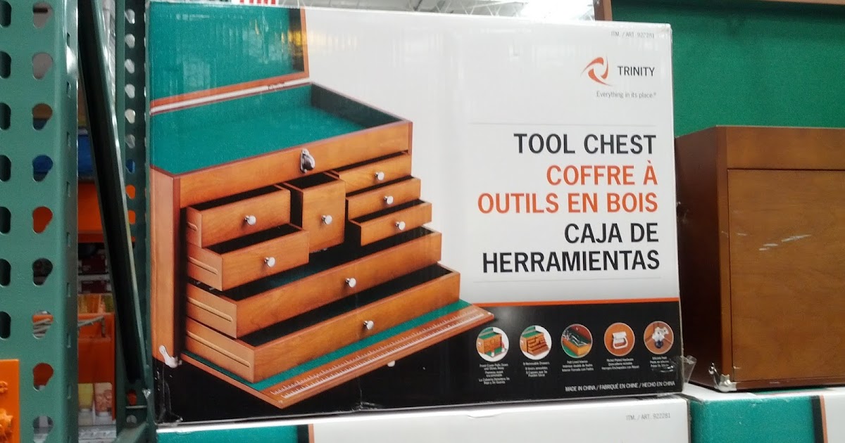 Trinity Wood Tool Chest Costco Weekender