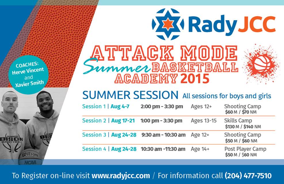 LAST CHANCE TO REGISTER Rady JCC Hosting Attack Mode Summer Basketball