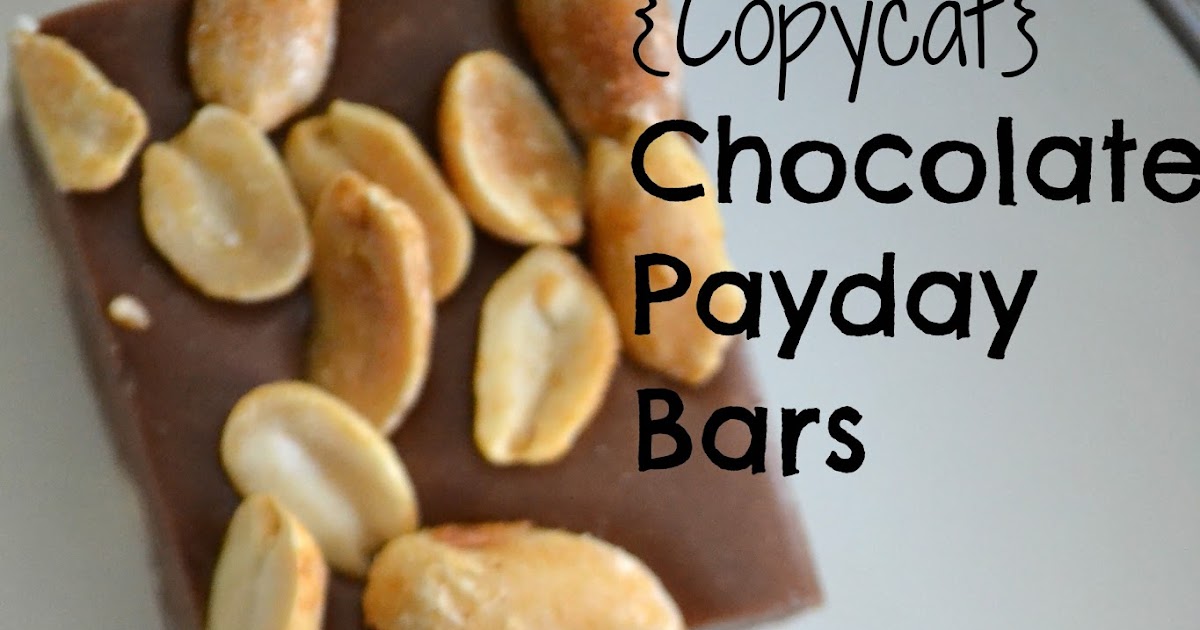 Stuff, Things, etc. Chocolate Payday Bars (Copycat recipe)