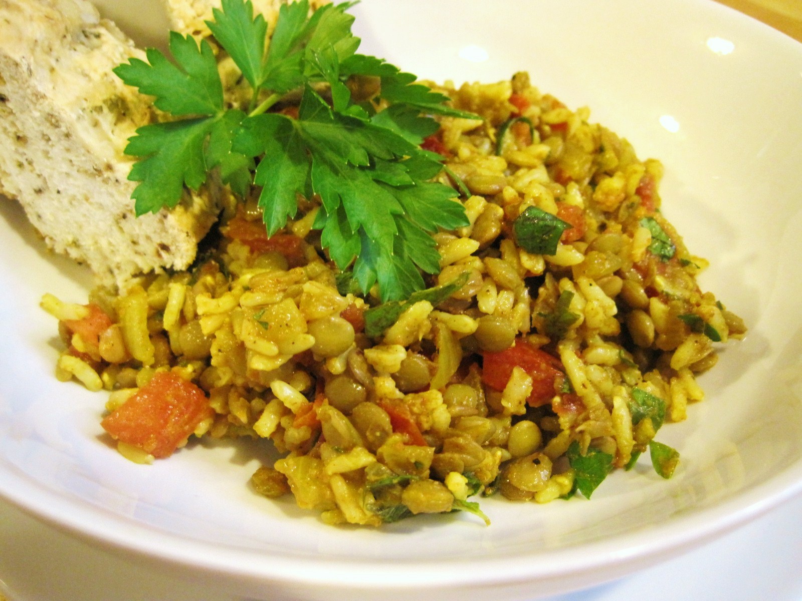 A Nickel's Worth of News Spiced Lentil & Rice Salad