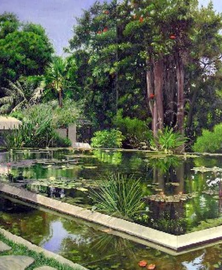 Cuadros Modernos Pinturas Realistas, Paisajes con Flores y Plantas Cuadros Modernos Pinturas Realistas, Paisajes con Flores y Plantas