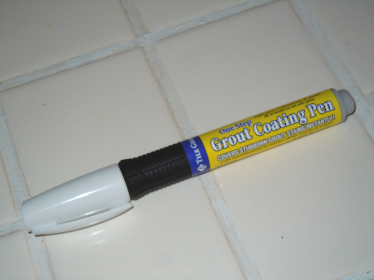 Tutorial How to Paint Old Tile Grout Naturally Creative Mama